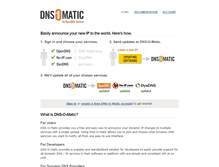 Tablet Screenshot of dnsomatic.com